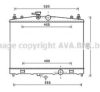 AVA QUALITY COOLING DN2338 Radiator, engine cooling